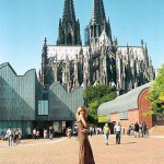 On a central square right next to the cathedral