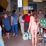 On the street and in a beverage shop