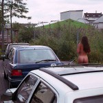 On the street and in a beverage shop