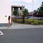 On the street and in a beverage shop