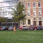 In a park joining a brief game of boccia