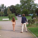 In a park joining a brief game of boccia