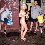 In a small street side cafe