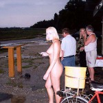 In a small street side cafe