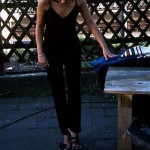 On the railway station of a small village