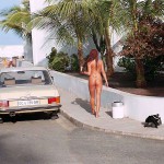 At a marina and on the street