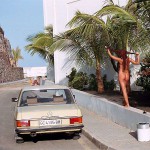 At a marina and on the street