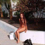 At a marina and on the street