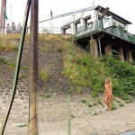 In a yachting club and on a yacht