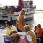 In a yachting club and on a yacht