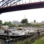 In a yachting club and on a yacht