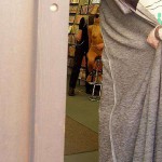 Bondage in a sex shop