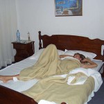 In Croatia breakfast at the hotel