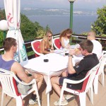 In Croatia breakfast at the hotel