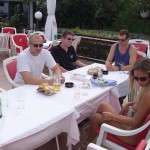 In Croatia breakfast at the hotel