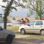 In Croatia stealing the towel