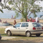 In Croatia stealing the towel