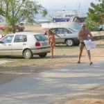 In Croatia stealing the towel