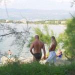 In Croatia stealing the towel