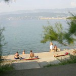 In Croatia stealing the towel