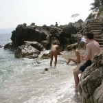 In Croatia at the beach