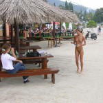 In Croatia at the beach