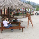 In Croatia at the beach