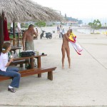 In Croatia at the beach