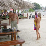 In Croatia at the beach