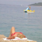 In Croatia at the beach