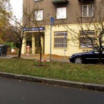 On a shopping street