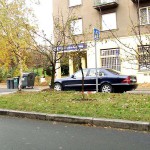 On a shopping street