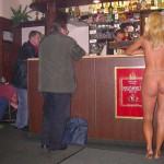 In a bar