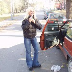 On the streets of Prague