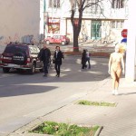 On the streets of Prague