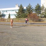 On the streets of Prague