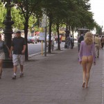 Bottomless in the city center