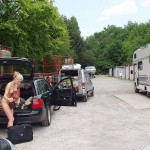 The start of the camping trip