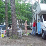 Travelling times camping trip