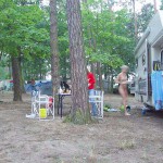 Travelling times camping trip