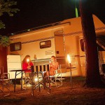 Travelling times camping trip