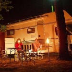 Travelling times camping trip