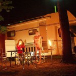 Travelling times camping trip