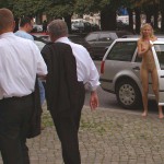 On a meadow at the national gallery