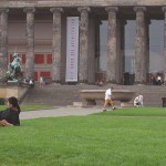 On a meadow at the national gallery