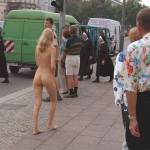 At some souvenir booths