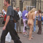 At some souvenir booths