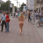 At some souvenir booths