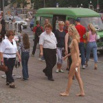 At some souvenir booths