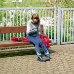 Buying some ice cream